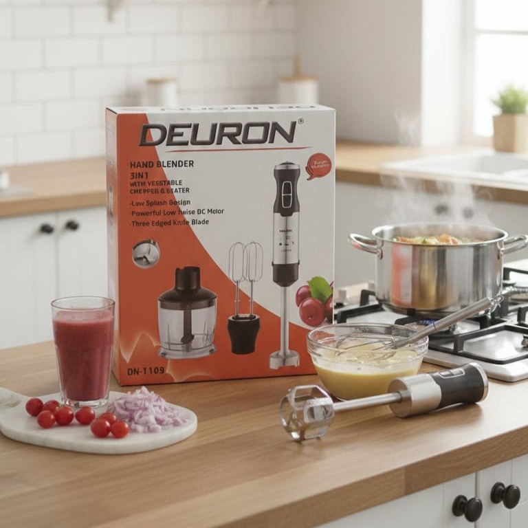 Deuron 3-in-1 Hand Blender Set (Model DN-1109)