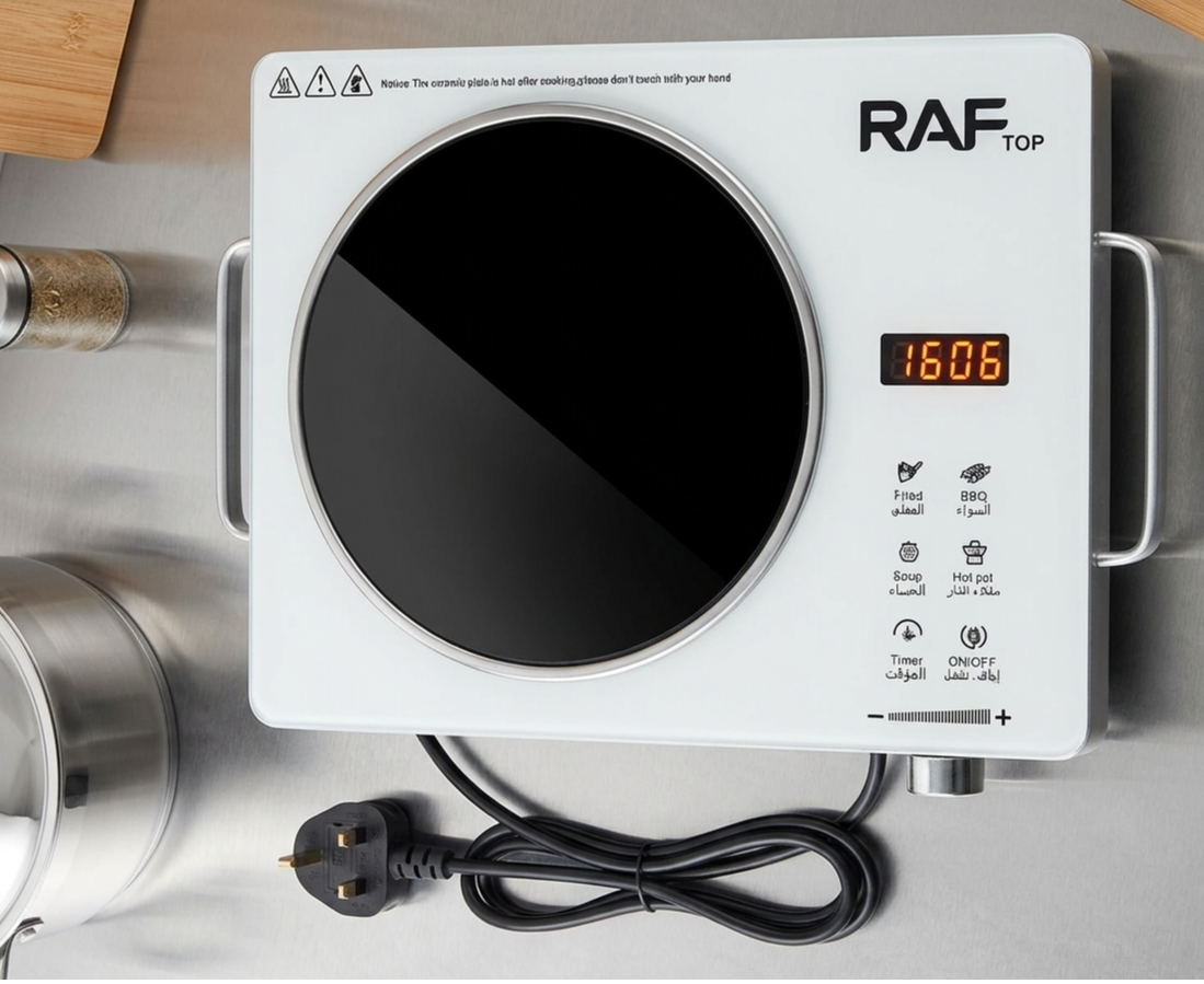 RAF TOP Versatile Induction Cooktop with 6 Cooking Presets